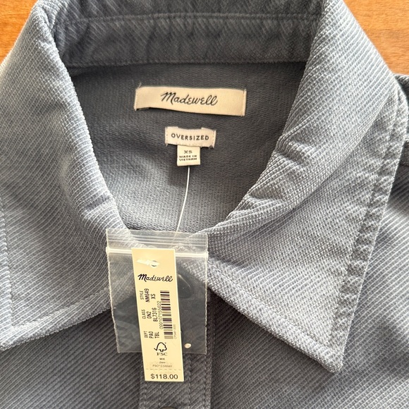 Madewell Corduroy Oversized “Shacket” - Picture 2 of 5
